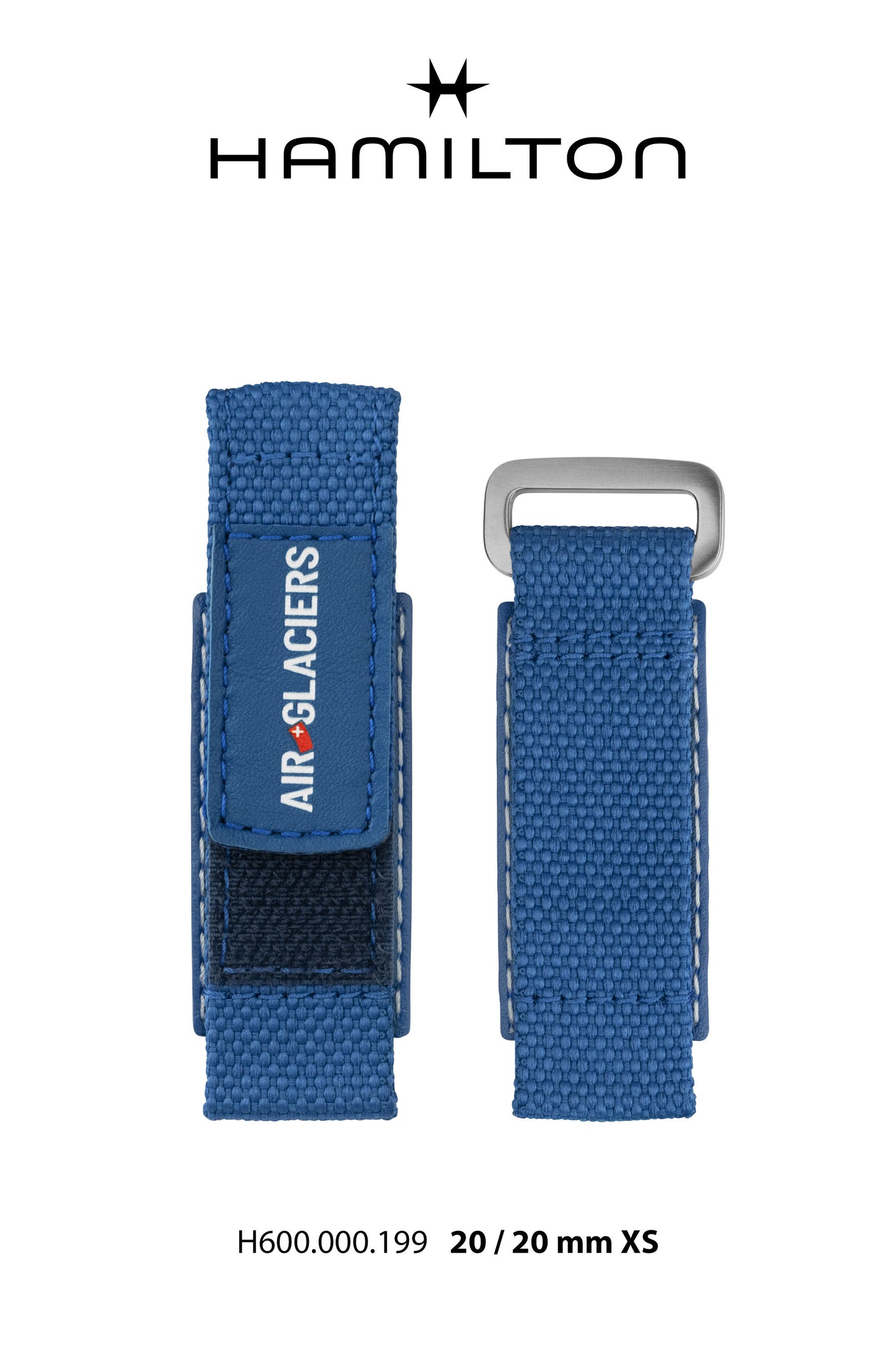 Hamilton Khaki Pilot Textile Watch Strap 20-mm Ref H690.000.199 - Genuine OEM