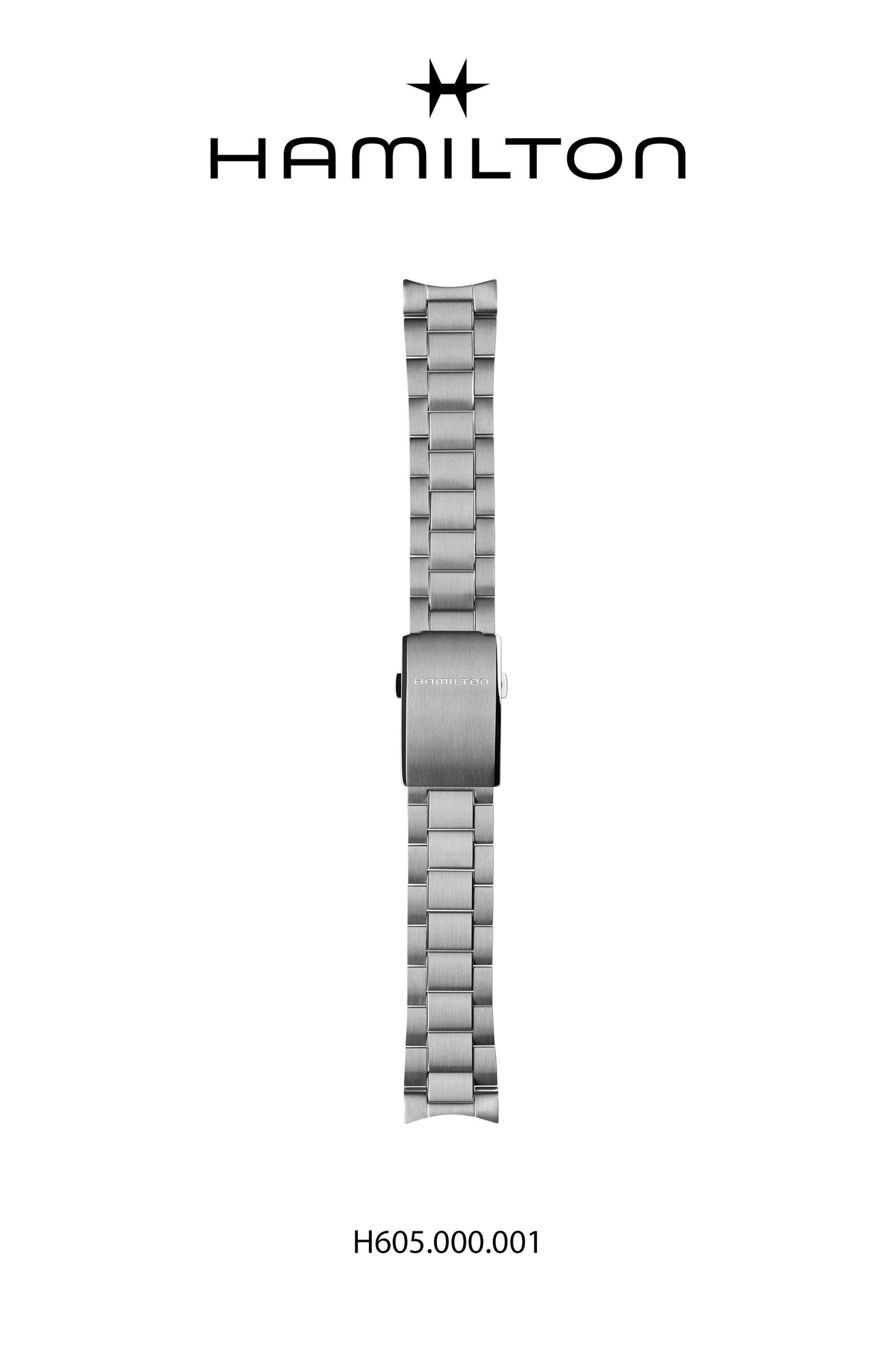 Hamilton Khaki Frogman Steel Watch Bracelet 22-mm Ref H695.000.001 - Genuine OEM