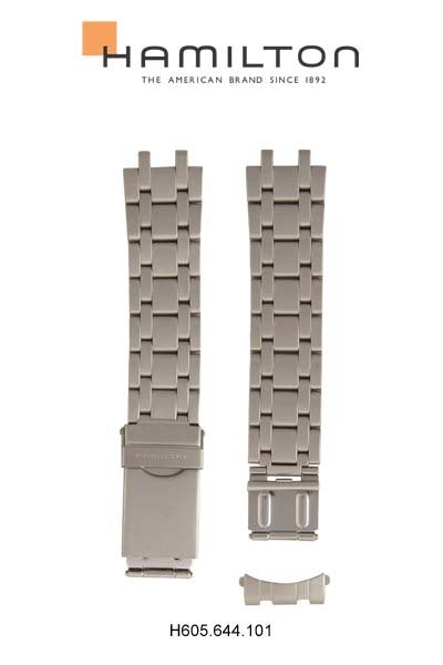 Hamilton Khaki King Steel Watch Bracelet Ref H605.644.101 - Genuine OEM