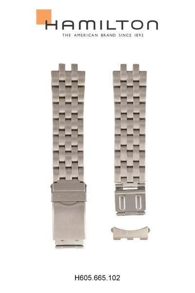 Hamilton Khaki Diver Steel Watch Bracelet Ref H605.665.102 - Genuine OEM