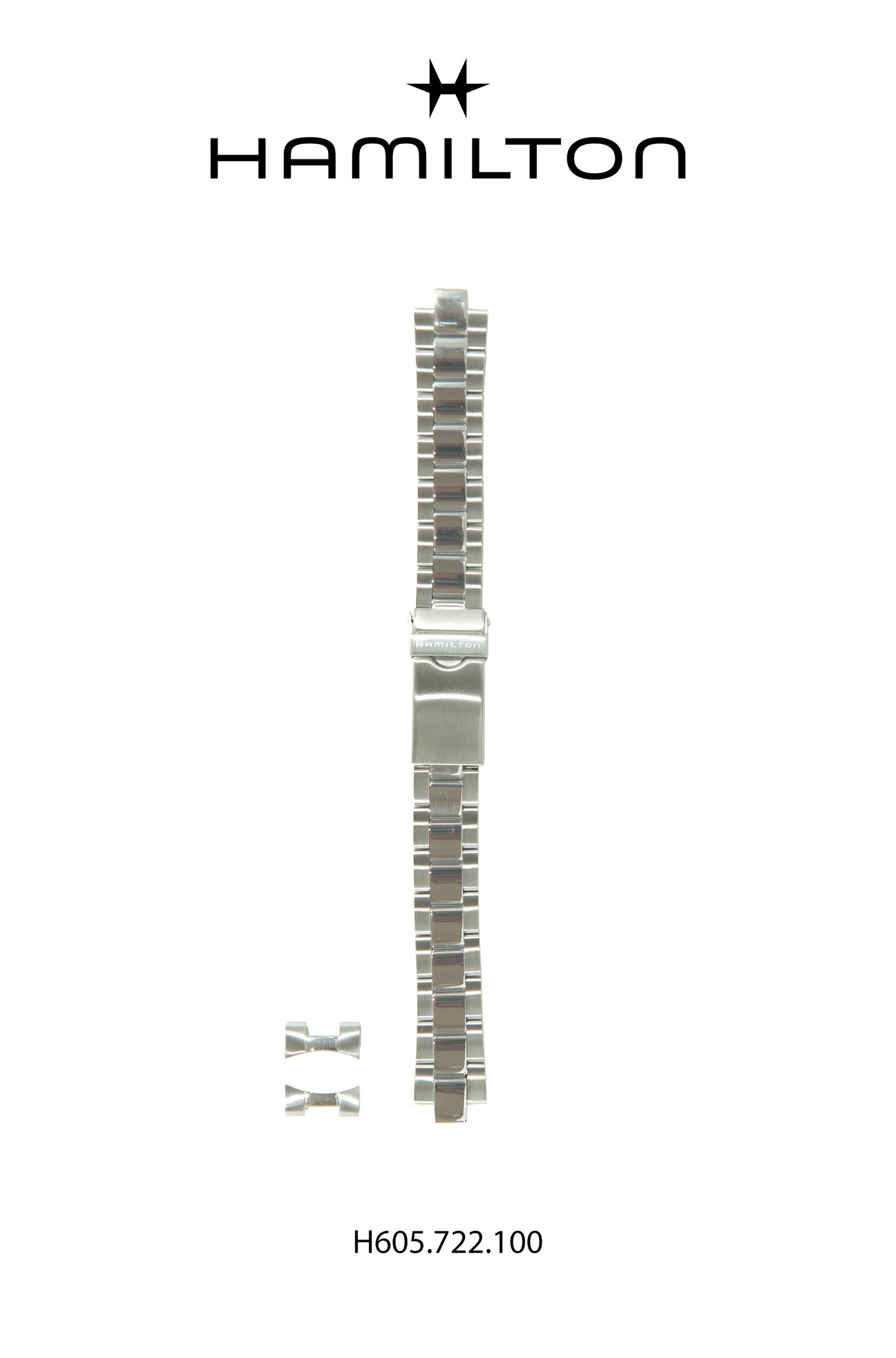 Hamilton Watch S Khaki Steel Watch Bracelet Ref H695.722.100 - Genuine OEM