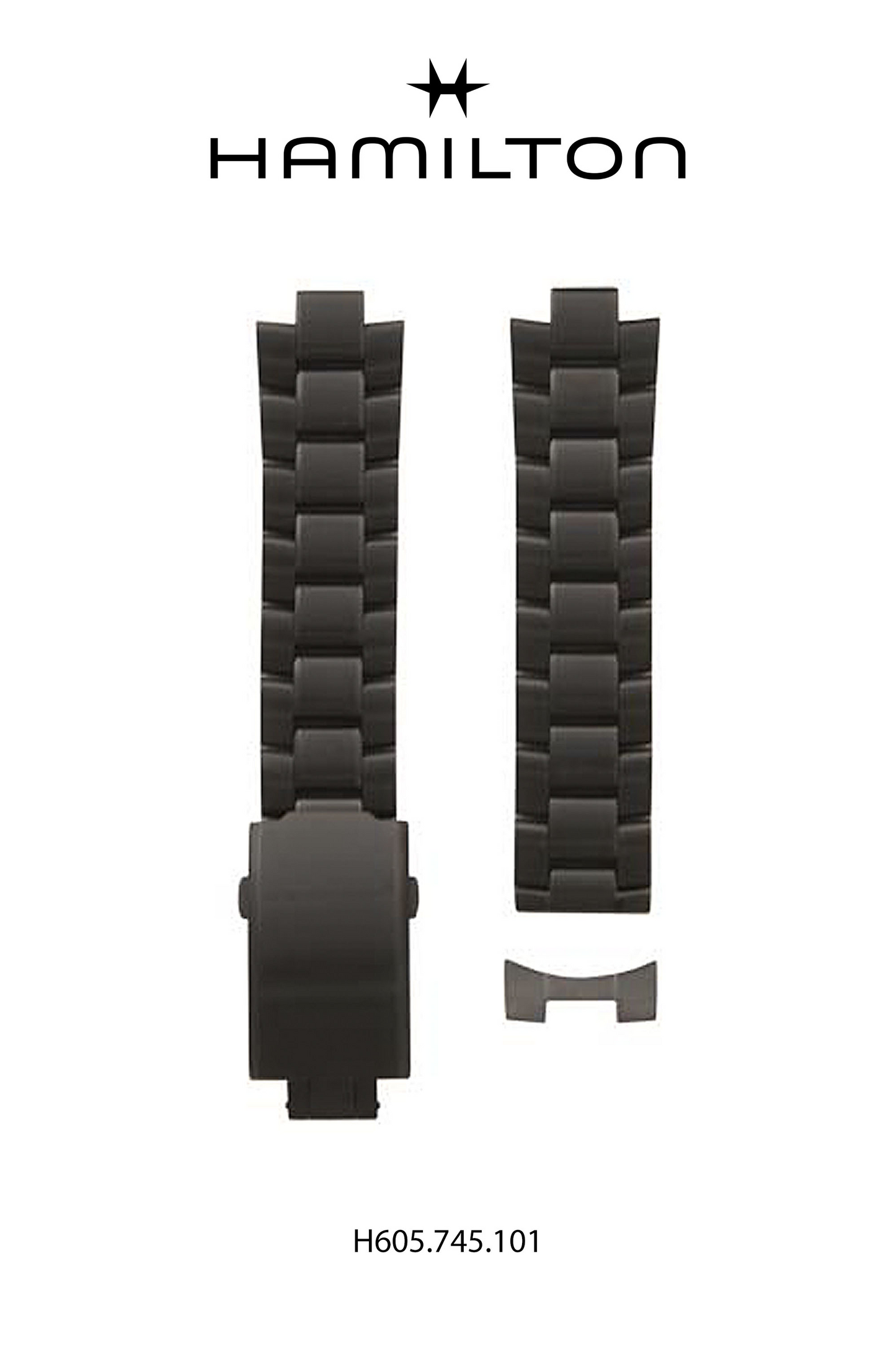 Hamilton Khaki Air Steel Watch Bracelet 20-mm Ref H695.745.101 - Genuine OEM