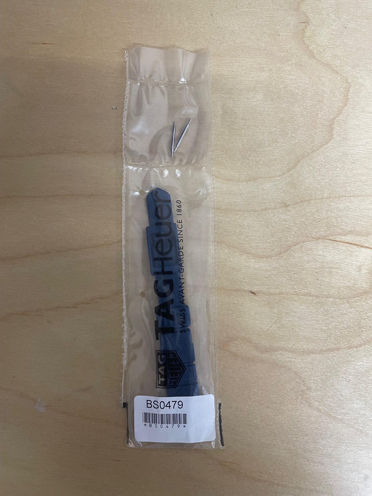 TAG Heuer Formula 1 BS0479 Dark Blue Plastic Strap 15mm - Genuine OEM