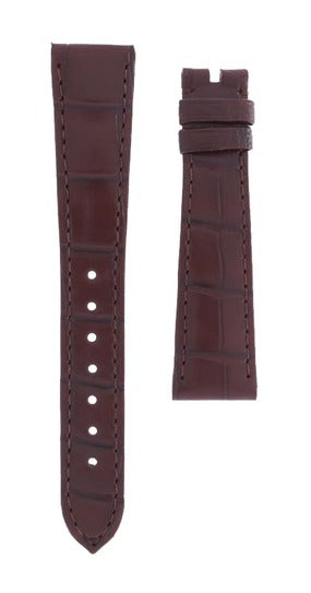 OMEGA DeVille Alligator TEC 434.23.40.20.02.001 Brown Leather Strap 19mm Tongue Ref 032Z016842, 7613304344751 – Genuine OEM
