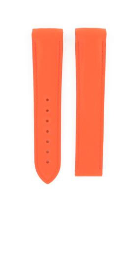 OMEGA Seamaster 290.95.083 Rubber Padded Strap Orange Matte 20mm Ref 98000295, 7612882859046 – Genuine OEM
