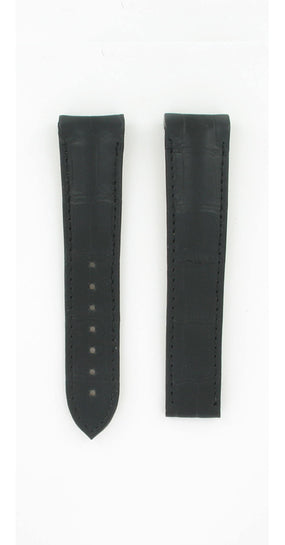 OMEGA Speedmaster 311.33.44.32.01.001 Strap SHORT 21mm Alligator Black Semi-Matt Ref 98000349, 7612882903145 – Genuine OEM
