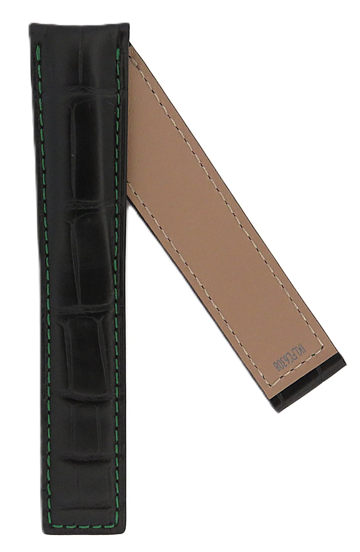 TAG Heuer Carrera FC6308 CAS2114 Black Alligator Leather Strap 20mm | Genuine OEM