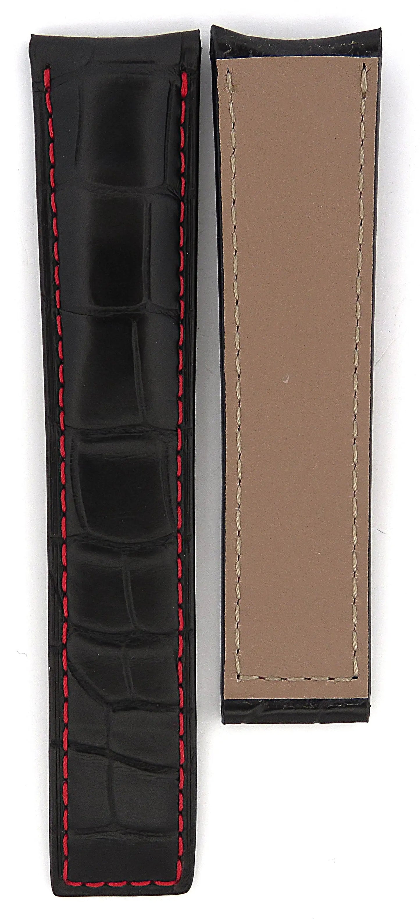 TAG Heuer Carrera FC6333 CAR211C Black Alligator Leather Strap 20mm | Genuine OEM