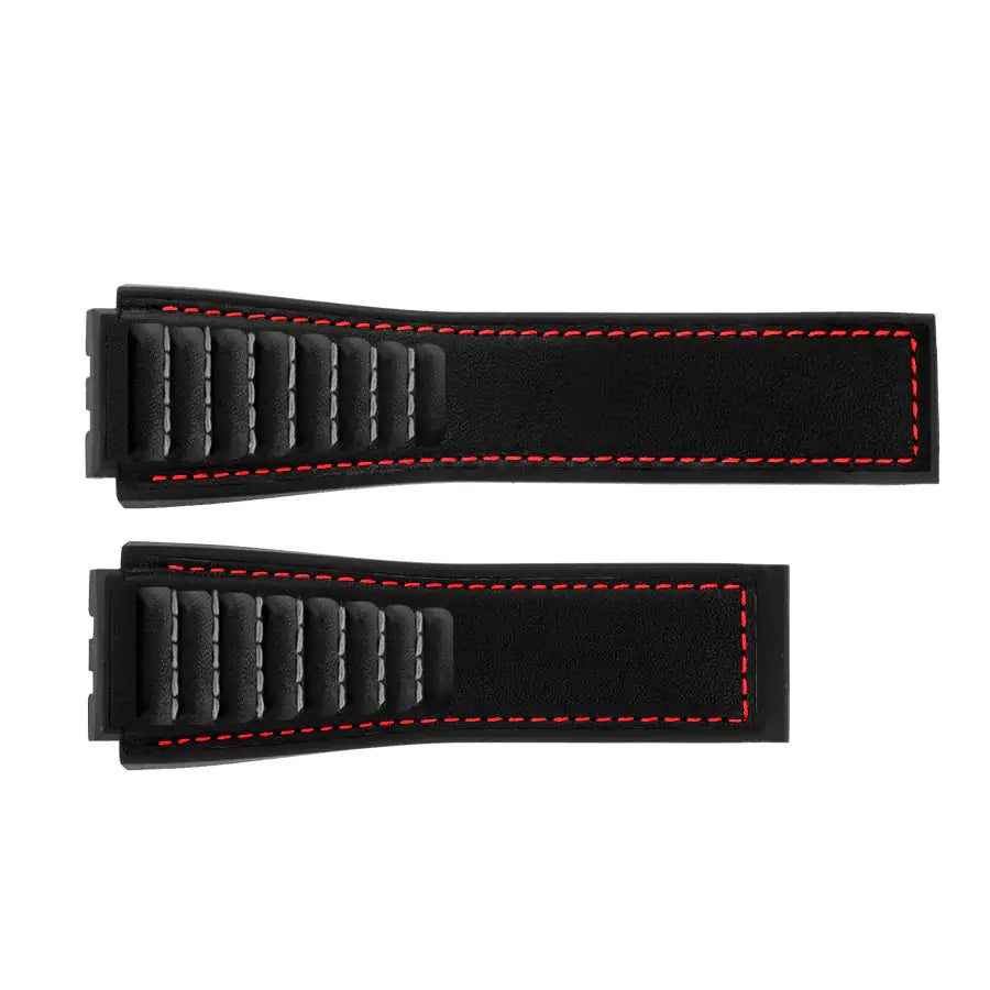 TAG Heuer Carrera FT6101 Black Rubber Strap 22mm | Genuine OEM