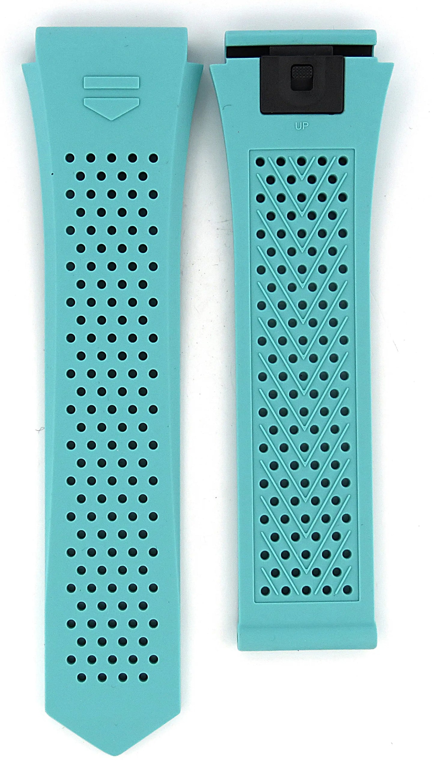 TAG Heuer Connected FT6220 Calibre E4 Blue Rubber Strap 22mm | Genuine OEM