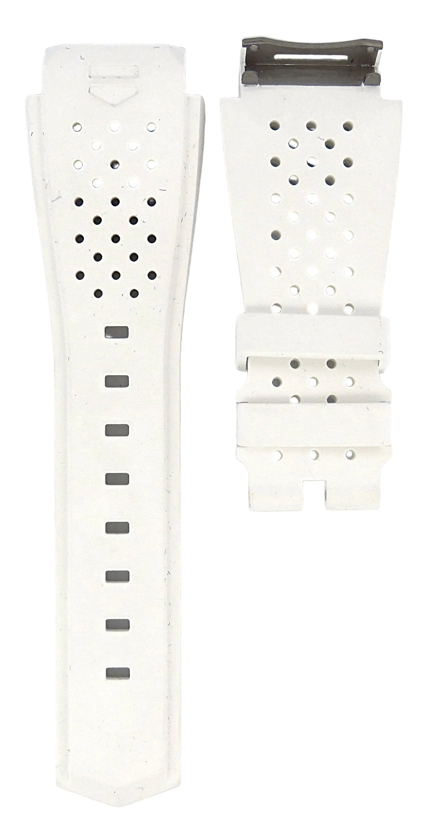 TAG Heuer Connected FT8038 Modular 41 White Rubber Strap 20mm | Genuine OEM
