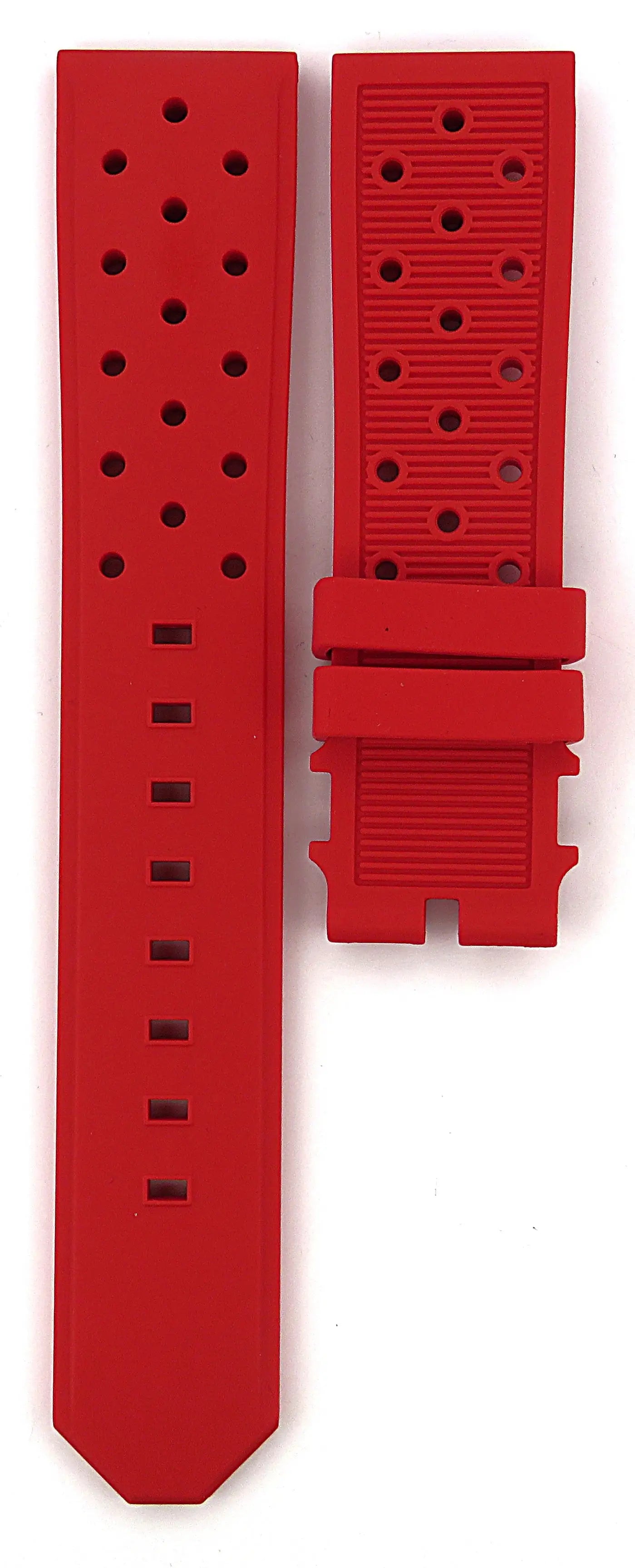 TAG Heuer Formula 1 FT8030 CAZ101E Red Rubber Strap 21.5mm | Genuine OEM