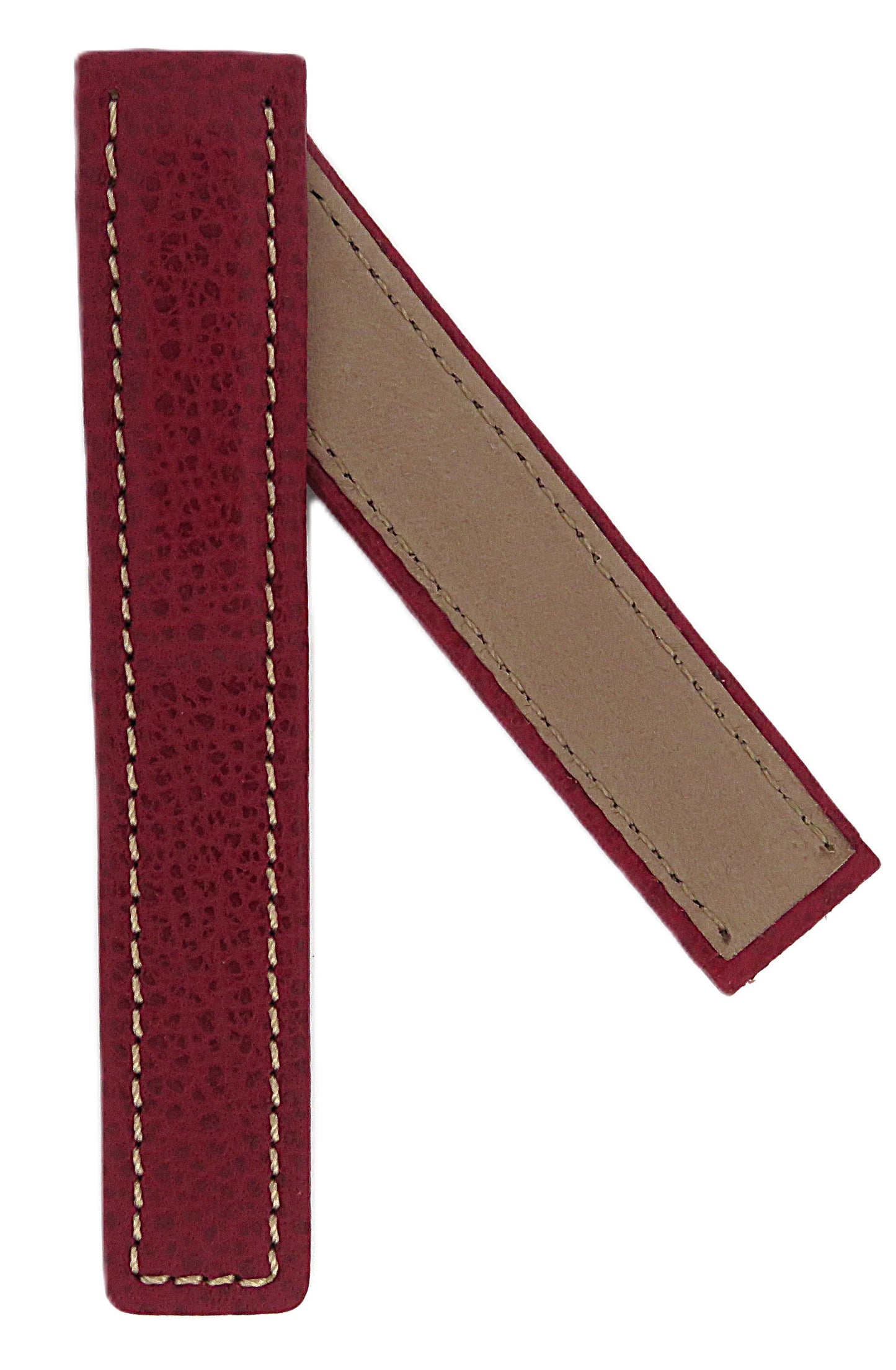 TAG Heuer SEL FC6016 WI1210 Garnet Red Calfskin Strap 18mm - Genuine OEM