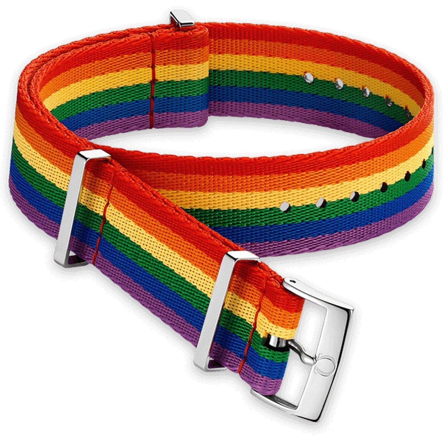 OMEGA NATO Polyamide Strap Multicolor with Buckle 22mm Ref 031CWZ011612, 7613304248691 – Genuine OEM