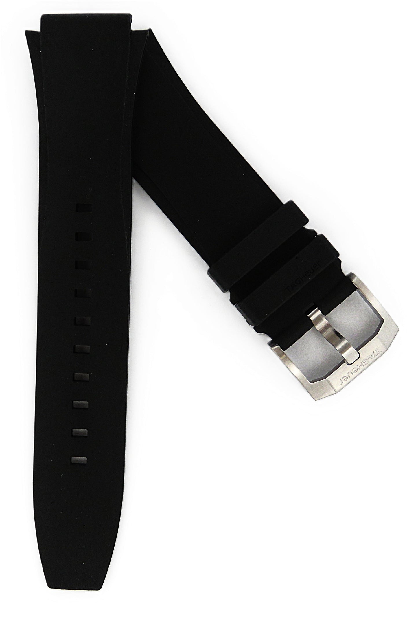 TAG Heuer Formula 1 BT0033 CAZ2082  Rubber strap, black / satin-finished steel tongue buckle 18.5mm - Genuine OEM