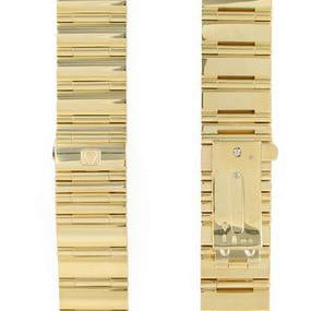 OMEGA Constellation Quadra 112.14.600 Yellow Gold Bracelet 18ct 2N18 19.30mm Deployant Diver Slider  Ref 020BA6554866, 6554/866, 7612882223779 – Genuine OEM