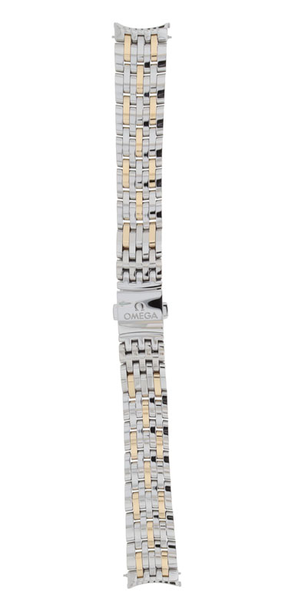 OMEGA De Ville 434.20.30.60.02.002 Bracelet Steel/Yellow Gold 14mm Ref 020DBZ015092, 7613304320595 – Genuine OEM