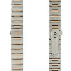 OMEGA Constellation 111.25.26.60.55.001  Bracelet 6552/864 Stainless Steel / Rose Gold 16.30 mm Ref 020DI6552864, 7612882519957 – Genuine OEM