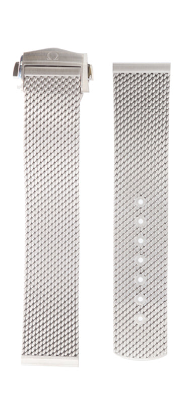 OMEGA Seamaster Bracelet 210.30.42.20.03.002 Steel Polish/Satin Mesh Extra Long. Ref 020STZ015687 21030422003002