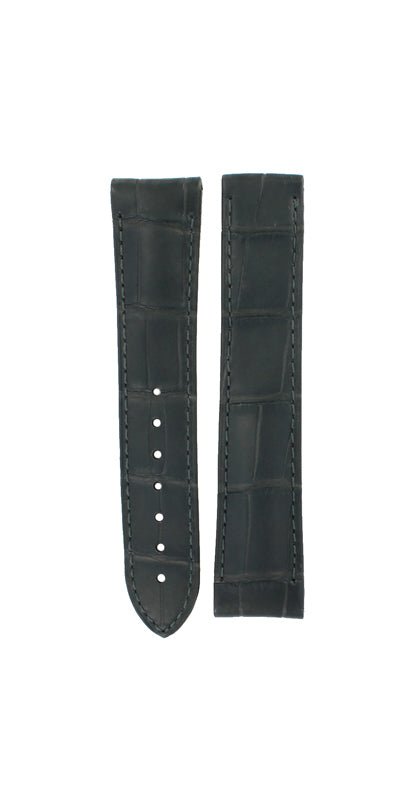 OMEGA Constellation Globemaster 130.33.39.21.02.001 Grey Alligator Strap SHORT 20mm Ref 032CUZ004055, 7613304112442 - Genuine OEM