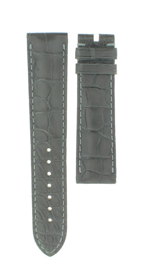 OMEGA DeVille Prestige 424.13.39.20.02.001 Grey Alligator TEC Leather Tongue Buckle Strap 20mm Ref 032CUZ007450, 7613304192772 – Genuine OEM