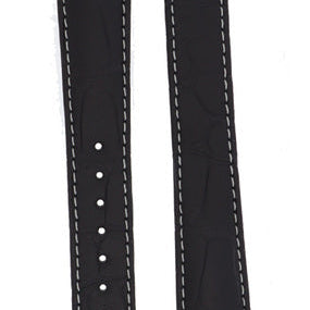 OMEGA Seamaster Aqua Terra 220.13.38.20.01.001 Strap Alligator TEC Black 19mm Ref 032CUZ007461, 7613304193441 – Genuine OEM.