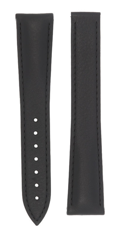 OMEGA Speedmaster Moonwatch Professional 032CUZ014606 Black Calf Leather Strap Short 20mm | Genuine OEM