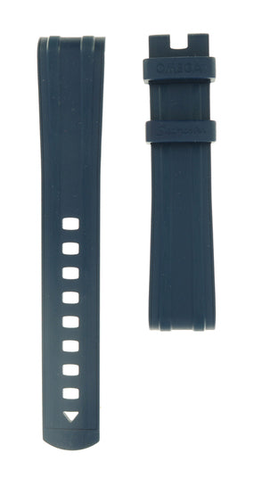 OMEGA Seamaster 210.22.42.20.03.001 Rubber Blue Tongue Strap Ref 032CVZ010127, 7613304236285 – Genuine OEM
