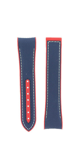 OMEGA Seamaster AMERICA'S CUP 215.32.43.21.04.001 Rubber Blue Strap 21mm Ref 032CVZ013027, 7613304274744 – Genuine OEM