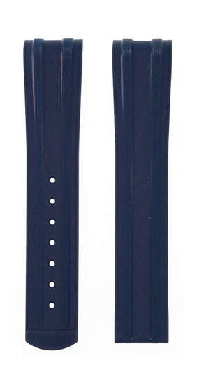 OMEGA Seamaster Diver 300M 210.30.42.20.03.001 Blue Rubber  Strap 20mm 1-Catch Deployant Ref 032CVZ015753, 7613304306452 – Genuine OEM