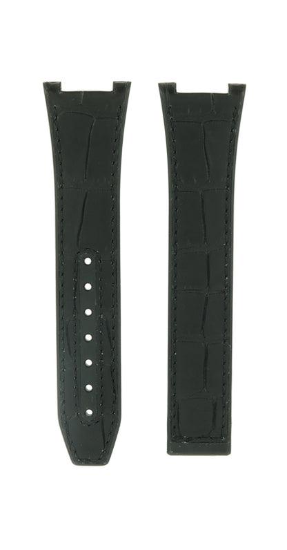 OMEGA Constellation 131.33.41.21.01.001 Black Rubber-Alligator Strap LONG Ref 032RUZ012648, 7613304276175 – Genuine OEM