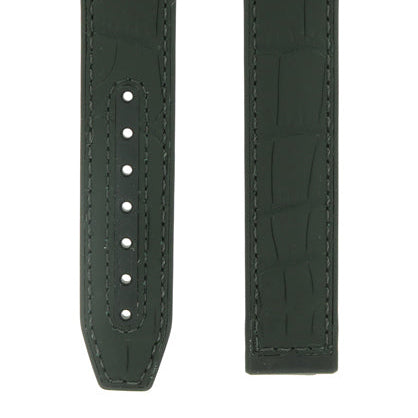 OMEGA Constellation 131.23.41.21.10.001 Green Rubber-Alligator Strap 18mm Ref 032RUZ012795 EAN 7613304276328 – Genuine OEM