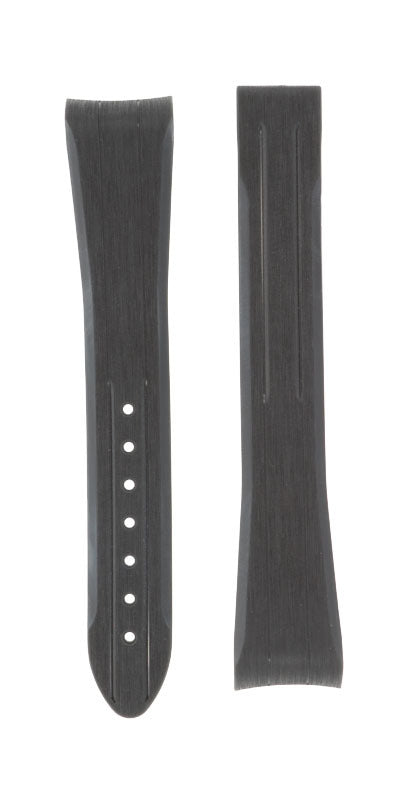 OMEGA Speedmaster Moonwatch Professional 032Z017247 Black Rubber Strap Long 20mm | Genuine OEM