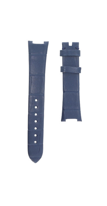 OMEGA Constellation 131.18.29.20.60.001 Blue Alligator tec Strap SHORT Tongue Buckle 18mm Ref 032Z018764, 7613304376608 – Genuine OEM
