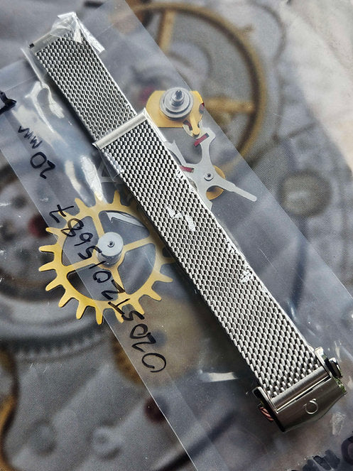 OMEGA Seamaster Bracelet 210.30.42.20.03.002 Steel Polish/Satin Mesh Extra Long. Ref 020STZ015687 21030422003002