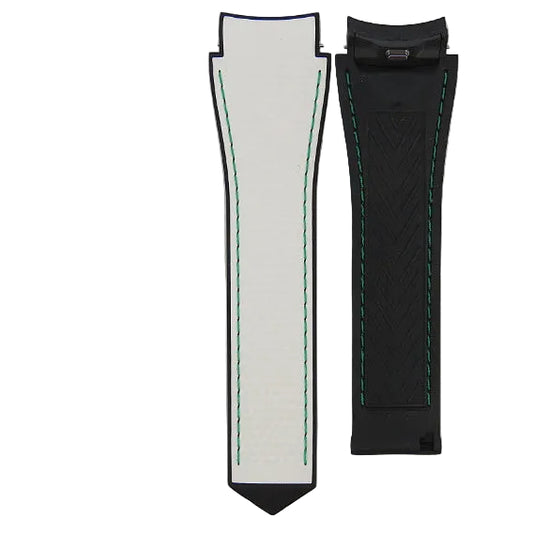 TAG Heuer Connected E5 FT6240 SBT8A81 White and Green Stitching Strap 22mm - Genuine OEM