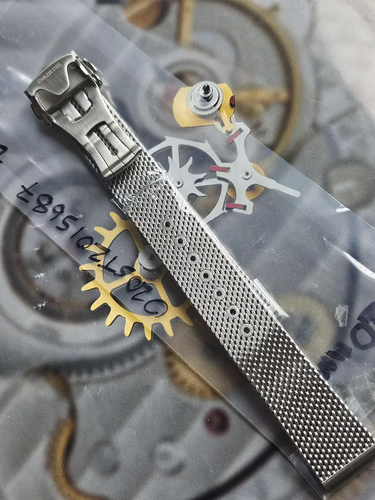 OMEGA Seamaster Bracelet 210.30.42.20.03.002 Steel Polish/Satin Mesh Extra Long. Ref 020STZ015687 21030422003002