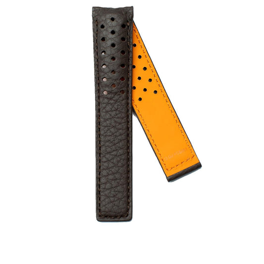 TAG Heuer Carrera CAR2112 FC6267 Chestnut with holes Leather Calfskin Strap 20mm - Genuine OEM