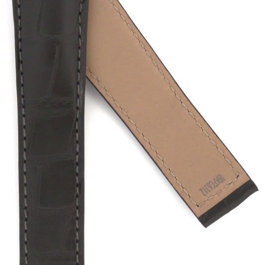 TAG Heuer Grand Carrera CAV511J FC6312 Grey Alligator Leather Strap 22mm - Genuine OEM