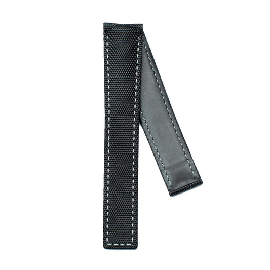 TAG Heuer Aquaracer Premium FC6364 WAY218B Black with grey stitching Nylon Strap 20.5mm - Genuine OEM