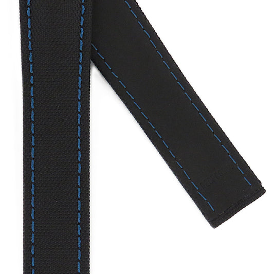 TAG Heuer Aquaracer Premium FC6368 WAY2115 Black with blue  stitching Nylon Strap 20.5mm - Genuine OEM