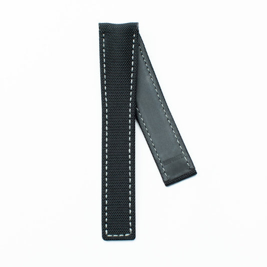 TAG Heuer Aquaracer Premium FC6370 CAY218B Black with blue stitching Nylon Strap 21.5mm - Genuine OEM