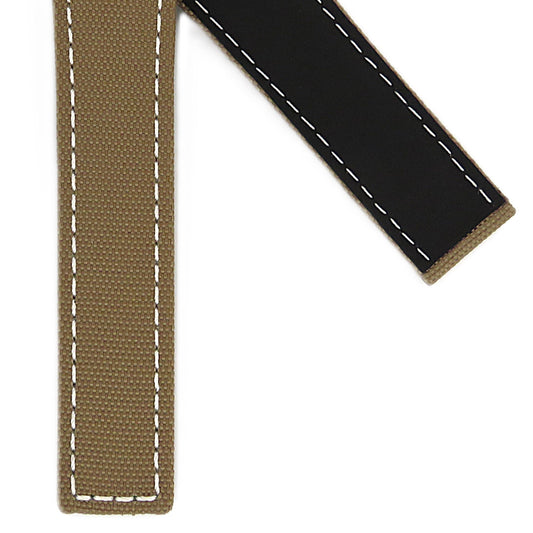 TAG Heuer Aquaracer Premium FC6383 WAY208C Sandy with white stitching Nylon Strap 21.5mm - Genuine OEM