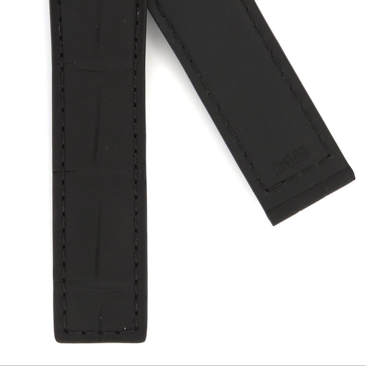TAG Heuer Monaco CAW2190 FC6437 Black Alligator Leather Strap 22mm - Genuine OEM