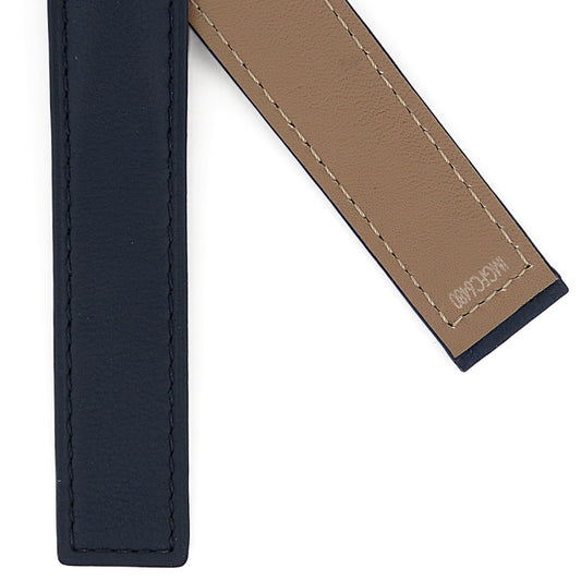TAG Heuer CBK221C Carrera FC6480 Blue Calfskin Strap 19mm - Genuine OEM
