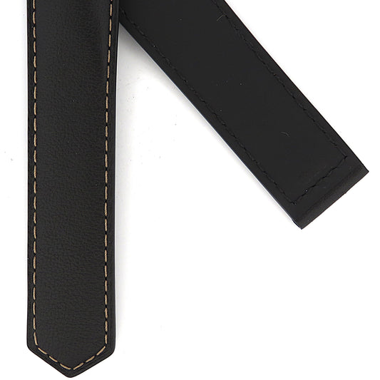 TAG Heuer Carrera FC6521 CBN2A1L Black, yellow-chestnut stitching Calfskin Strap 22mm - Genuine OEM