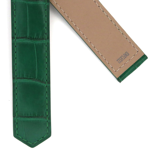 TAG Heuer Carrera FC6522 WBN2015 Green Alligator Strap 21.5mm - Genuine OEM
