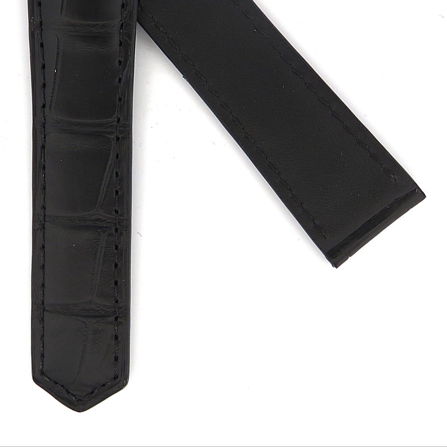 TAG Heuer Carrera FC6545XS CBS2211 Black Alligator Extra Short Strap 20.5mm - Genuine OEM