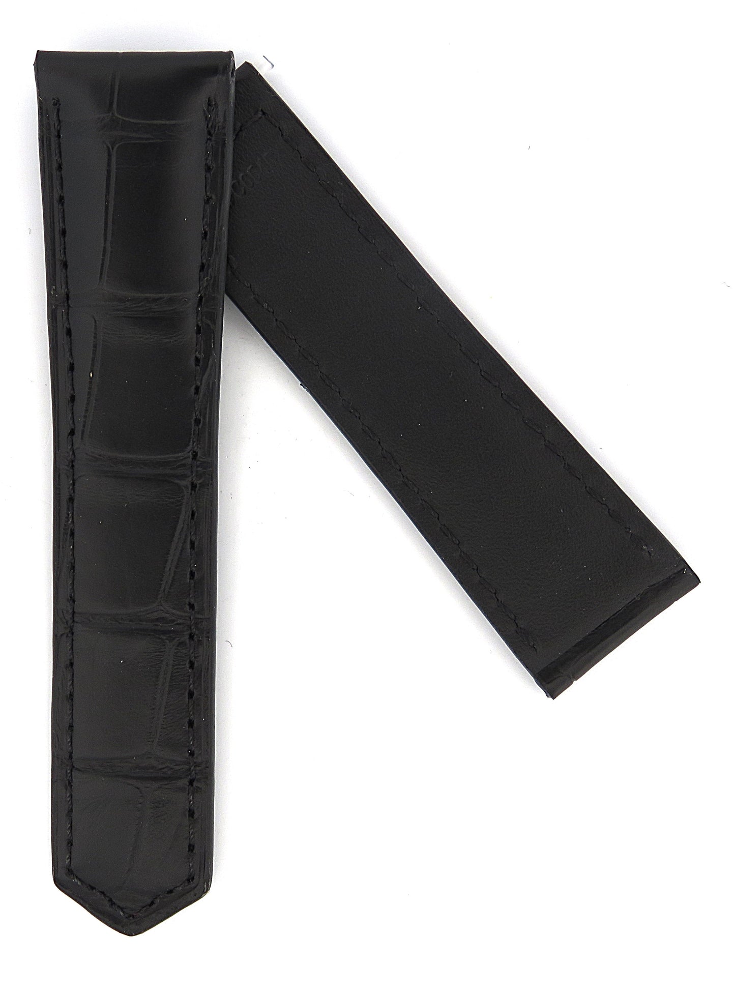 TAG Heuer Carrera FC6545XS CBS2211 Black Alligator Extra Short Strap 20.5mm - Genuine OEM