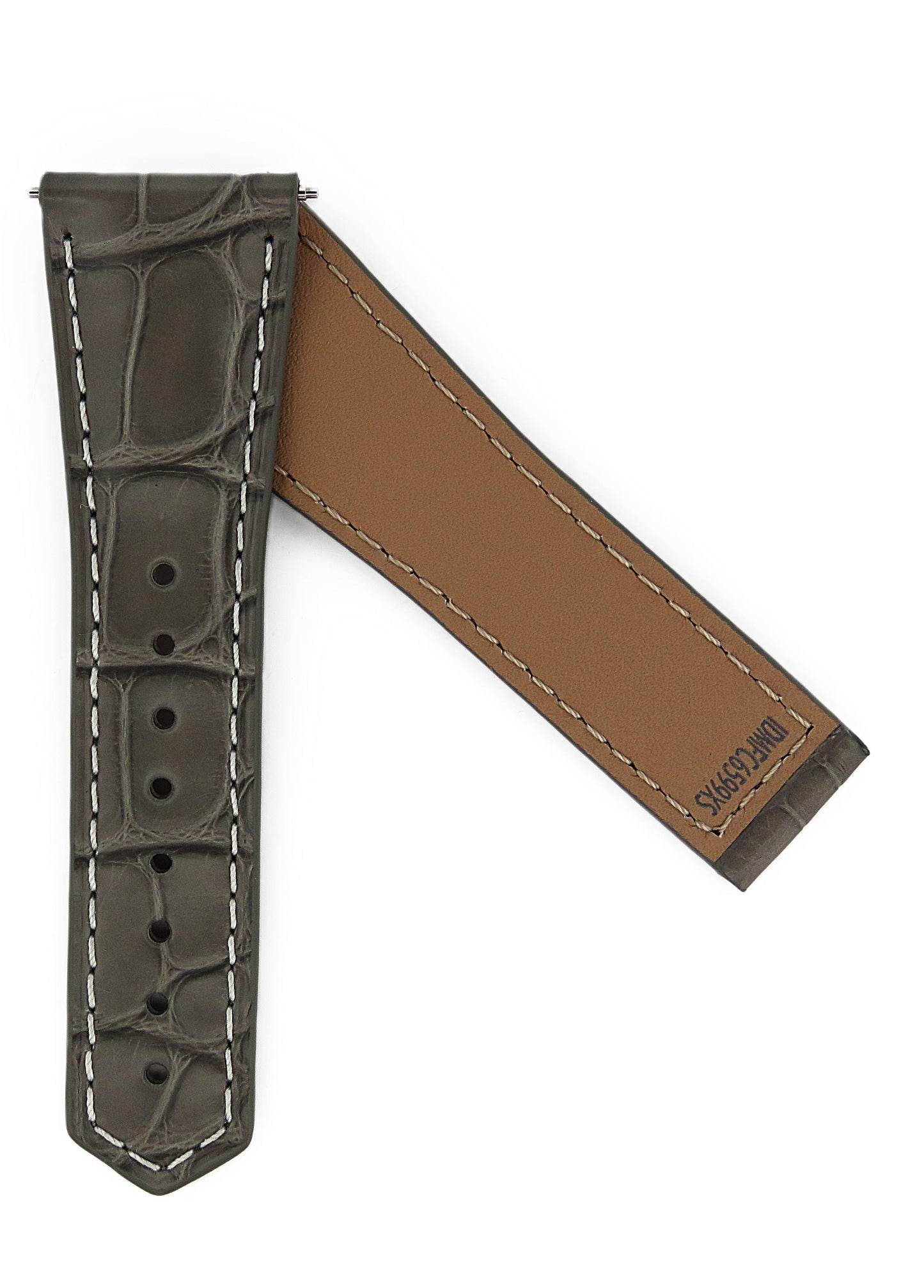 TAG Heuer Carrera FC6599XS CBS2214 Grey Alligator Extra Short Strap 20.5mm - Genuine OEM